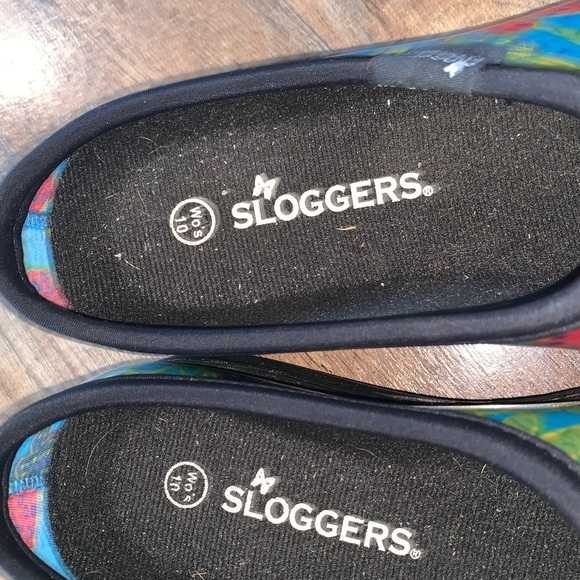 Sloggers floral waterproof rain garden clogs shoes size 10 - Picture 5 of 5
